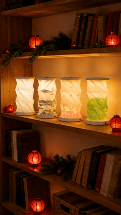 Lanterne pliable OrigaLux en intérieur